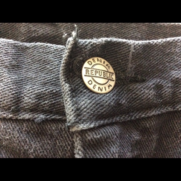 Sale Vintage jeans skinny black jeans high wasted jeans black gray jeans  29 /28 - Picture 11 of 11